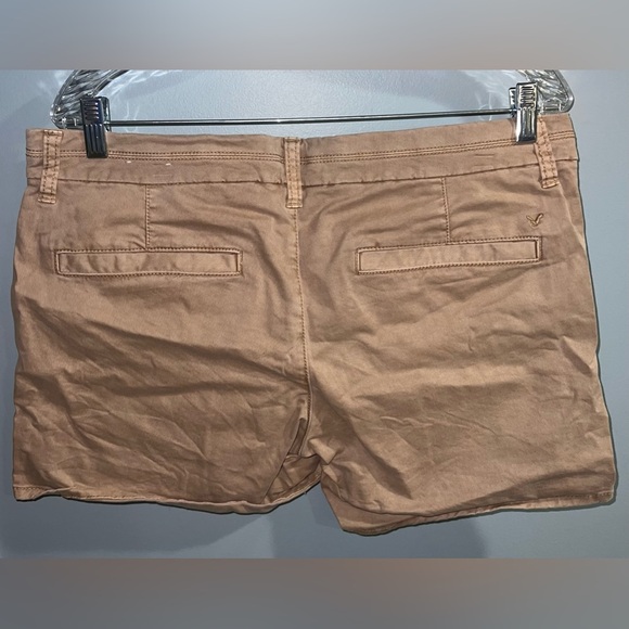 *American eagle outfitters- Brown stretch shorts - Picture 3 of 6